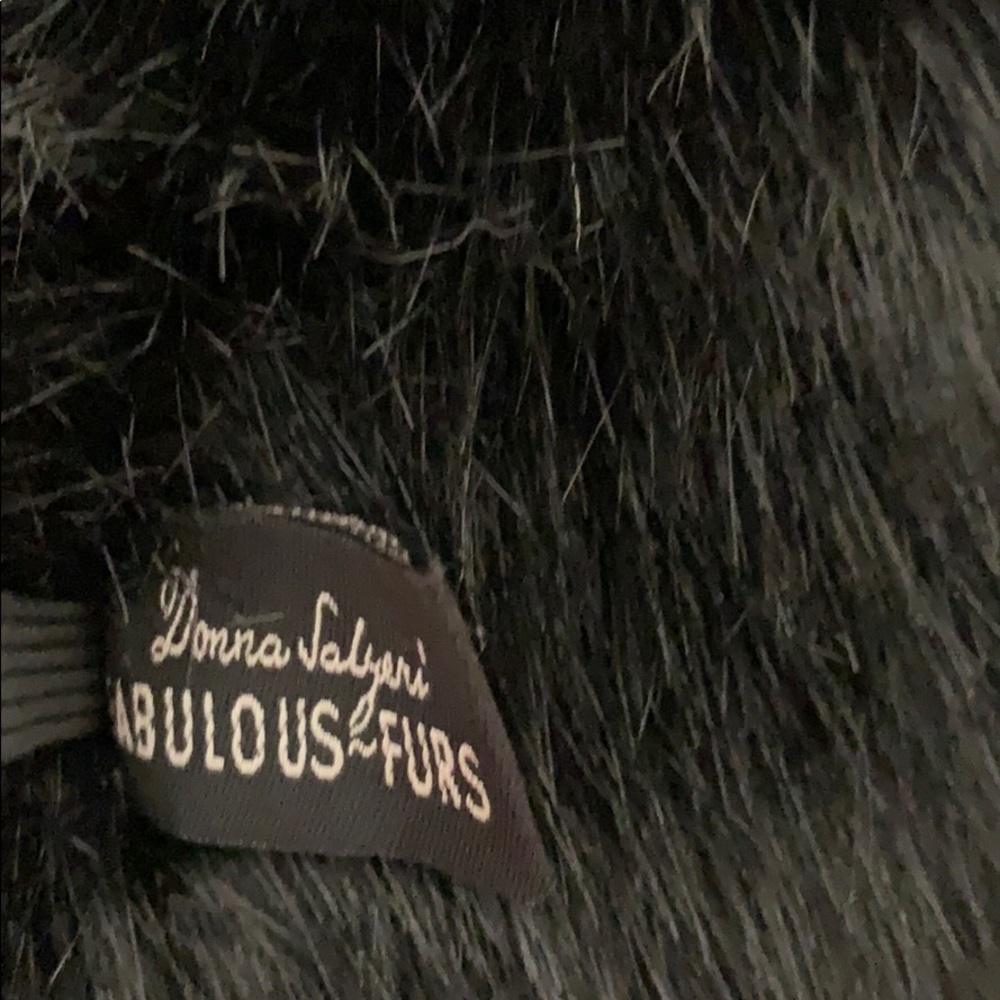 Faux mink scarf